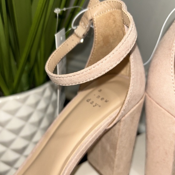 New! Women’s A New Day Ema Block Heel Sandals – Blush Pink – Size 9.5 - Picture 8 of 8